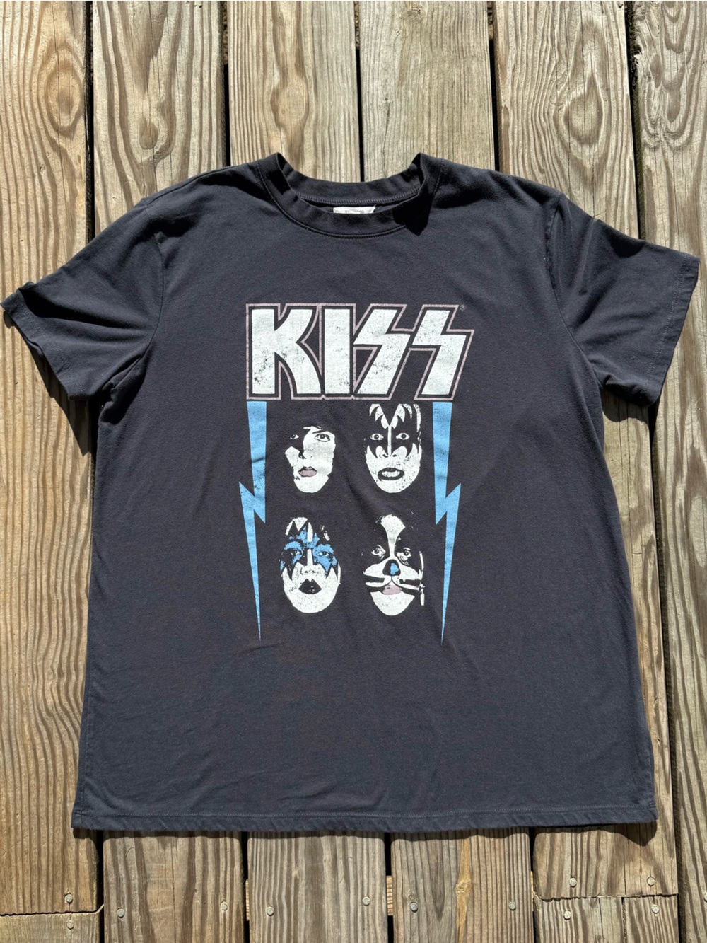 KISS Navy Blue Band Graphic Tee